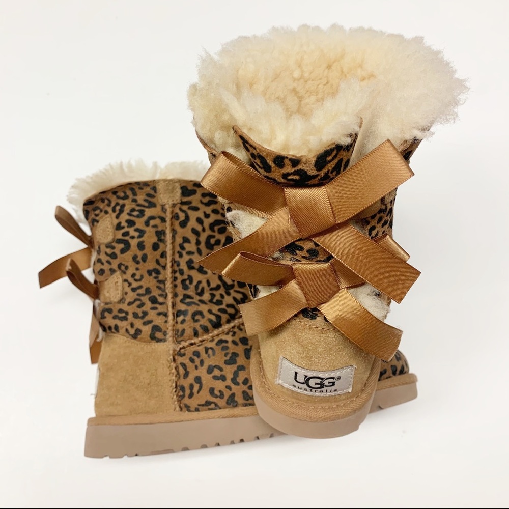 Cheetah Bailey Bow UGG Boots